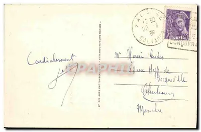 Camera dove nacque Guglielmo il Conquistatore — Falaise — LL.24 — Editore : 1er des Arts Photomécaniques — Verso