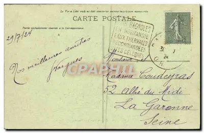 FALAISE - Il Castello — Camille Jeanne, editore-fotografo, Faïaise (Dep.61) — Verso