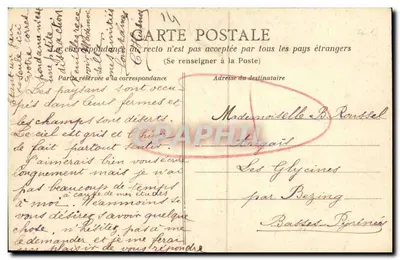 Falaise — A Grande Torre Talbot — G. Jeanne, editor-fotógrafo, Falaise — Verso