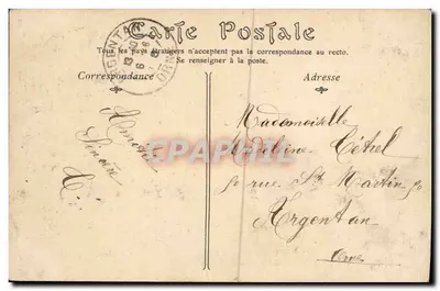 Alrededor de FALAISE — Castillo de la Torre — C. Jeanne, fot., edit. — Falaise — Reverso