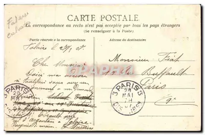 FALAISE — A caserna Dumont-d'Urville — C. Jeanne, editor-fotógrafo, Falaise — Verso