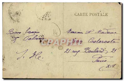 Marché de Falaise — scène animée avec éditeur 'Crevillars' et n° 335 — Verso