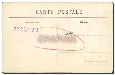 Falaise — Auberge do Mont Jolly — G. Jeanne, editor-fotógrafo, Falaise — Verso