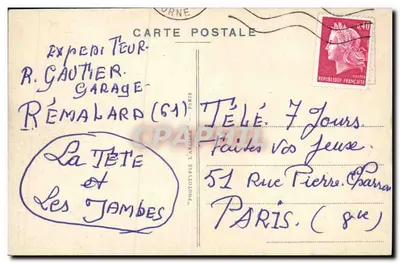 Falaise — Porte Philippe-Jean — éditeur Phototypie L'Abîme, n°20 — Verso