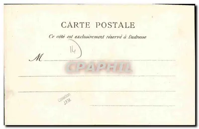 Falaise — La Porta del Castello — Cartolina d'epoca Parigi n°11 — Verso