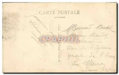 Falaise — Monument aos Mortos 1914-1918 — editor G. G. G. (n° 33) — Verso