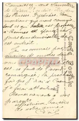 FALAISE — La Estatua de Guillermo el Conquistador — Editor R.D. Piot, n° S31504 — Reverso
