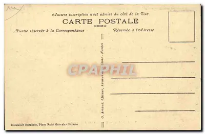 Falaise — Barrio del Val d'Ante — G. Arlande, editor — Reverso