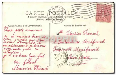 Canto de uma Fazenda Normanda (perto de Falaise) — C. Jeanne, fot.-edit., Falaise — Verso