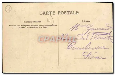 FALAISE, Rochers du Mont-Mura — Calvados — 343 — editor desconhecido — Verso