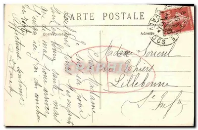 Falaise — Mont-Myra — O Rocha do Sfynx — C. Jeanne, fotografia-editora, Falaise, n°37 — Verso