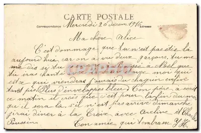 Les Gars de Falaise et leurs Lanternes — Coleção P. Bunel, fot.-editora, Vimoutiers (Orne) — n° 1681 — Verso