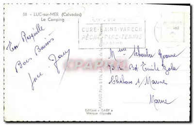 Luc-sur-Mer — Camping — Éditions Gaby — Rewers