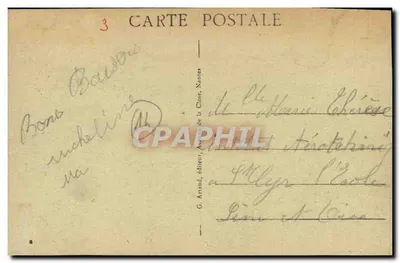 LUC-sur-MER - Façada kasyna (CALVADOS) — G. Arraud, wydawca z Close, Nantes — nr 63 — Rewers
