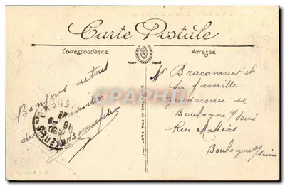 Luc-sur-Mer — O Casino, visto da Praia — LL. — Edição D'Launay — Verso