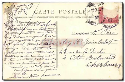 Luc-sur-Mer (Calvados) — La Passerelle et la Digue — B.F., Paris — Verso