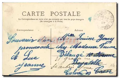 Luc-sur-Mer — Passe-relle de Quilhoc — Wydawca: A.P. (numer serii nieczytelny) — Rewers