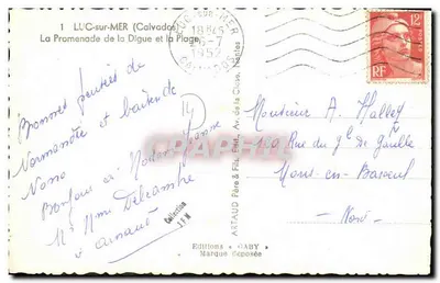 Luc-sur-Mer — Promenada Digue i Plaża — Wydawnictwo Gaby — Rewers