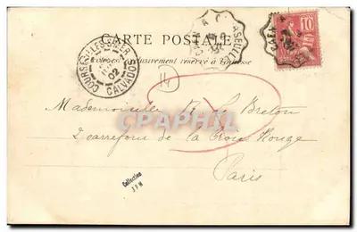 Luc-sur-Mer — Digue — J. Barchet, Wydawca, Caen (Zarejestrowane) — N° 43 — Rewers