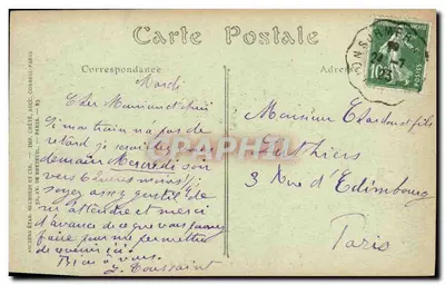 Luc-sur-Mer (Calvados) — A Digue — J. Hol. n° 98 — Verso