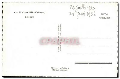 Luc-sur-Mer — Los Juegos — Ediciones Caby — Reverso