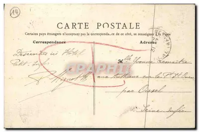 Luc-sur-Mer — La vieja Torre Romana — Editor Levados — Reverso