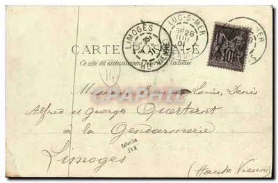 Luc-sur-Mer — Kaplica Kąpielaków (Calvados) — J. Brochet, Wydawca w Caen — Rewers