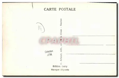 LUC SUR MER (Calvados) — Een grot — Uitgave Gaby — Achterkant
