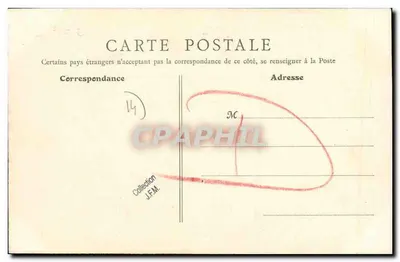 Luc-sur-Mer (Calvados) — Zamek Mathan — B. F. Paris — Rewers