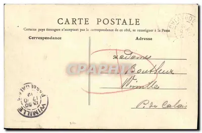 Luc-sur-Mer (Calvados) — Le Scogliere — B. F., Parigi — Verso