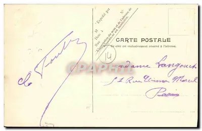 Luc-sur-Mer — As Falais — V. P. Paris. No. 10. — Verso