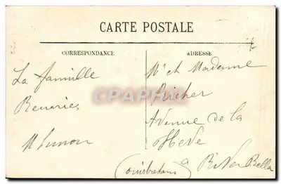 Luc-sur-Mer — Reposo entre las Rocas — LL. — N°46 — Reverso