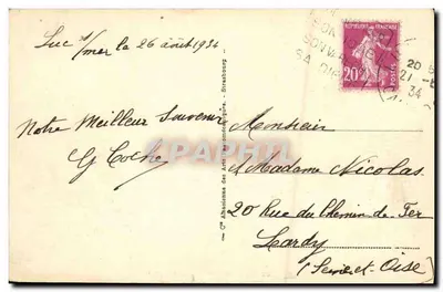 LUC-sur-MER - Powrót fali — wydawca A.H. nr 66 — Rewers