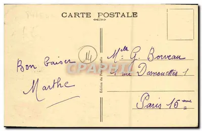 LUC-sur-MER — A Praia — L.B. 684 — Verso