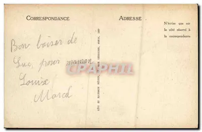Luc-sur-Mer — La Plage à Marée basse — LL — Verso