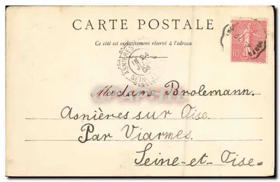 Luc-sur-Mer - Plaża — widok wybrzeża — wydawca nieznany — Rewers