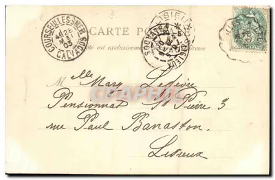 Luc-sur-Mer — Godzina kąpieli — J. Batacner, Caen (zgłoszony) n° 104 — Rewers