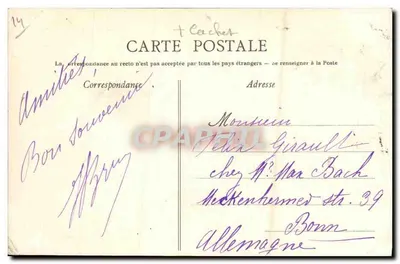 Luc-sur-Mer — Na plaży — Bouchez, Bazar Digue — Rewers