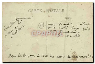 Luc-sur-Mer (Calvados) — De Garnalenboeren — Quiees, Bazar Paris-Bijou — Achterkant