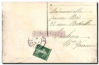 Widok spaceru w Langquigny — Wydawca Édahelou, Bayeux-sur-Mer — Rewers