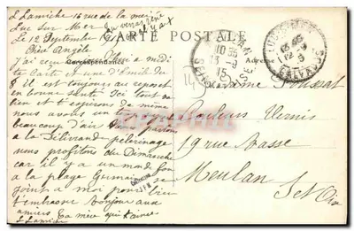 Luc-sur-Mer (Calvados) — Rue du Grand-Orient — B.F., PARIS — Verso