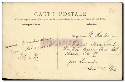 Luc-sur-Mer — Rue de la Mer — « Petit Paradis » — wydawca nieznany, nr 19 — Rewers