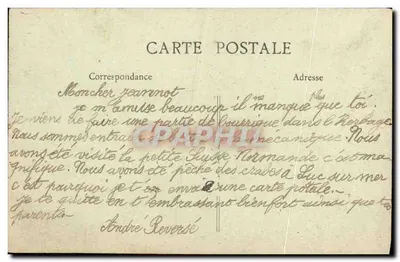 Luc-sur-Mer (Calvados) - Straat van het Grand-Orient — kinderen die spelen — Editie Bazar Paris-Bijou n°16 — Achterkant
