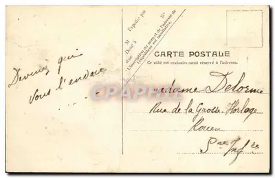 Luc-sur-Mer — Rue Gambetta — V.P. Paris No. 4 — Rewers