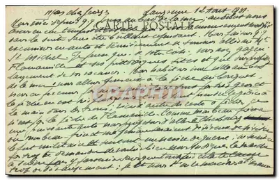 LUC-MER — Rue Guynemer — Grand Hôtel e Garage — Carte postale — Verso