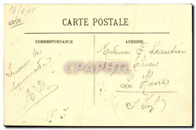Luc-sur-Mer — Droga do Langrune — Rewers