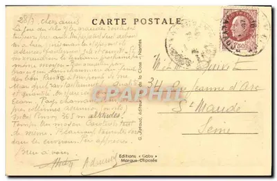 AUNAY-sur-ODON (Calvados) — Vue générale — Gaby — Verso