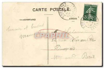 Asnelles-la-Belle-Plage — A Digue e as Villas — Coleção LM, N° 94 — Verso