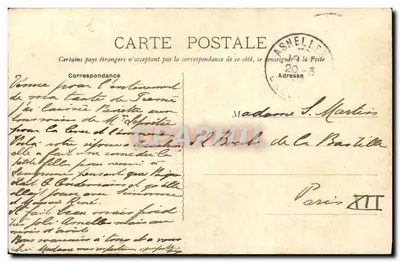 Asnelles — Os Diques — As Villas — Beaurepaire, edit. Asnelles — Verso
