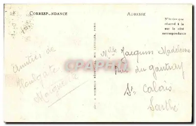Les Falaises d'Auberville — Houlgate — Céva & Neurdein Réunis, Paris — Rewers